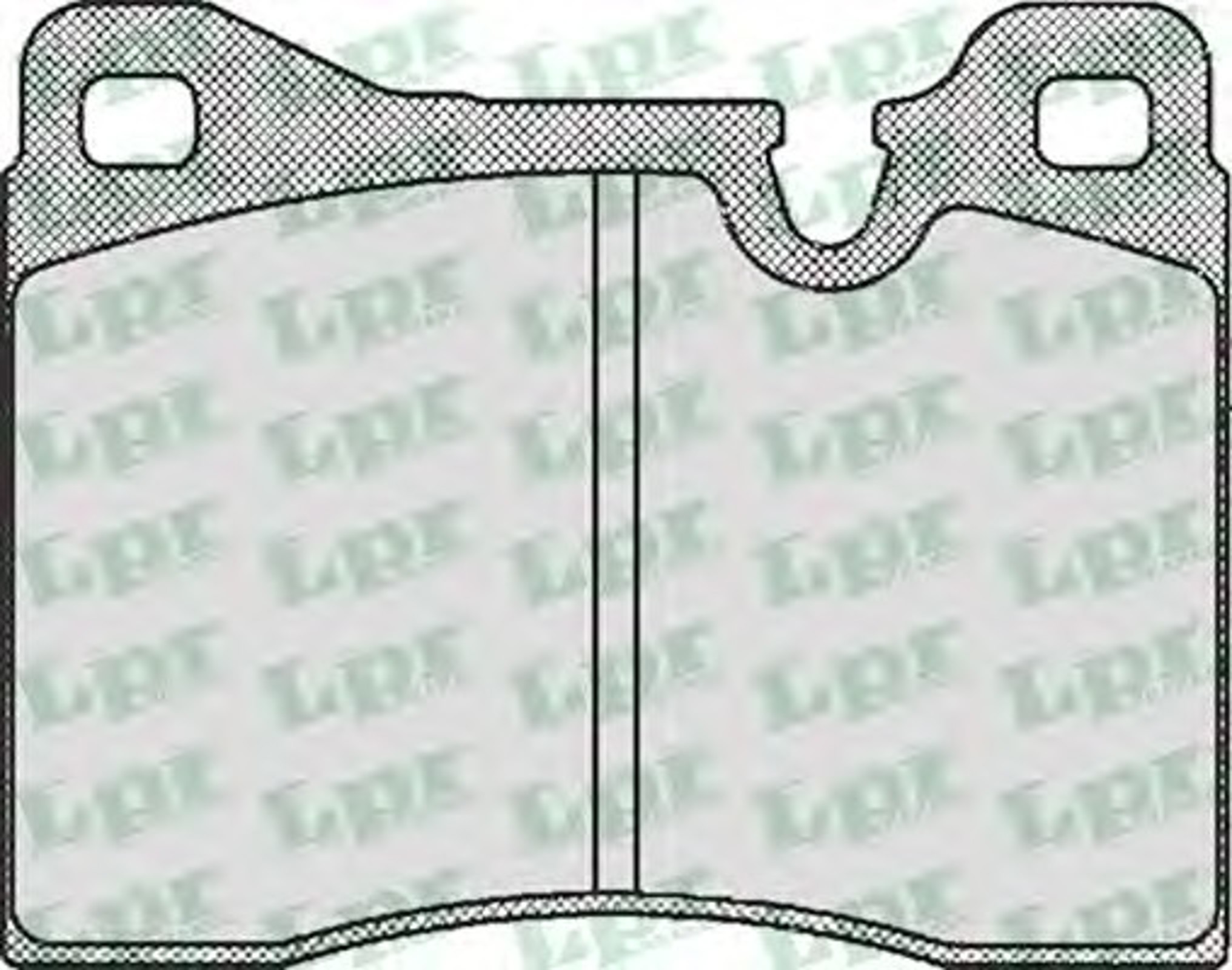 Колодки тормозные дисковые LPR 05P208