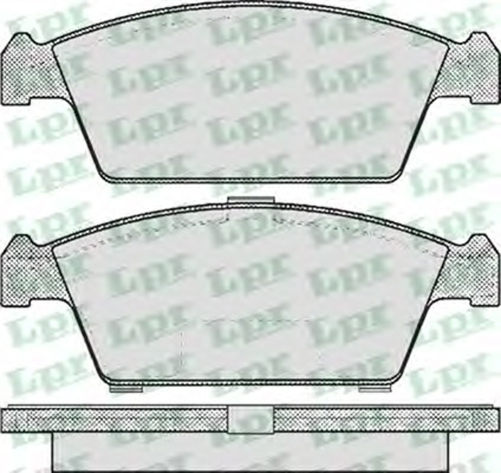 Колодки тормозные дисковые LPR 05P213