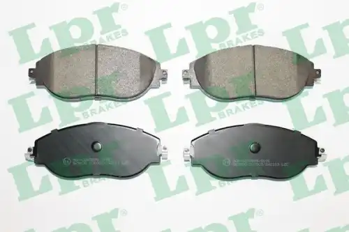 Колодки тормозные дисковые lpr