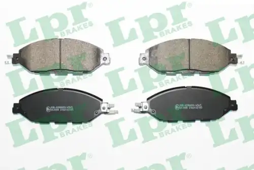 Колодки тормозные дисковые lpr