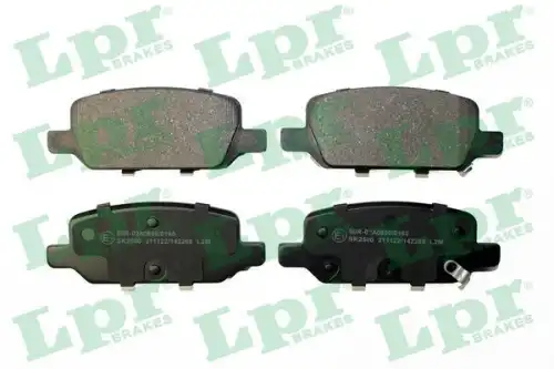 Колодки тормозные дисковые lpr LPR 05P2266