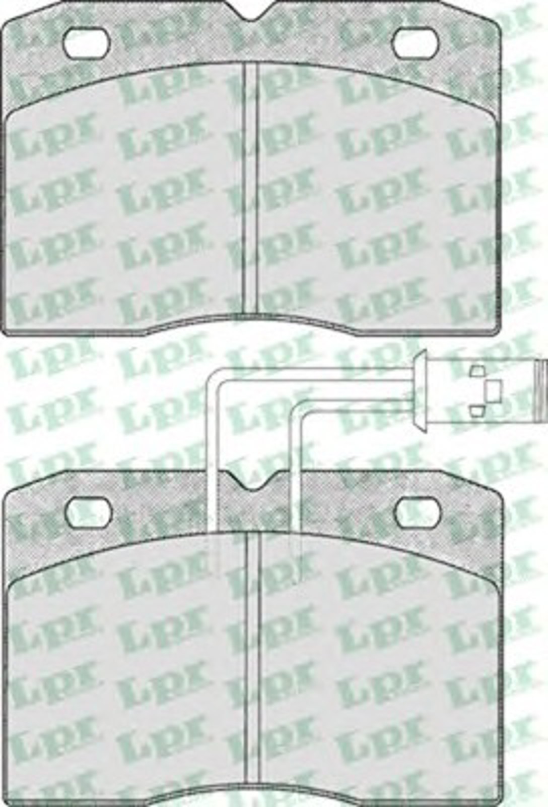 Колодки тормозные дисковые LPR 05P281