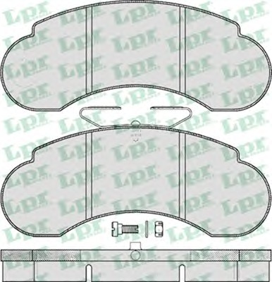 Тормозные колодки LPR 05P415