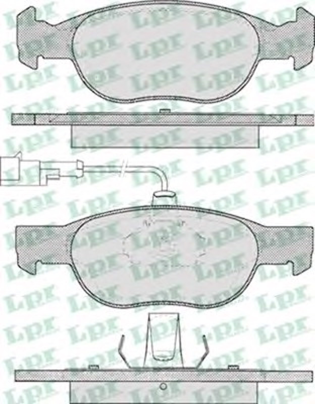 Тормозные колодки LPR 05P424