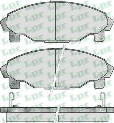 Тормозные колодки LPR 05P457