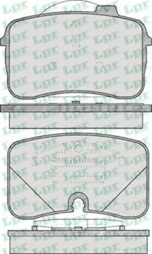 Тормозные колодки LPR 05P476