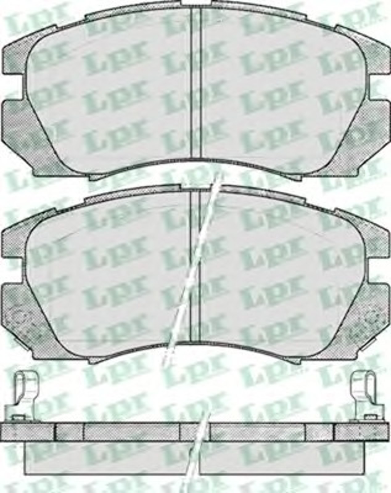 Колодки тормозные дисковые LPR 05P479