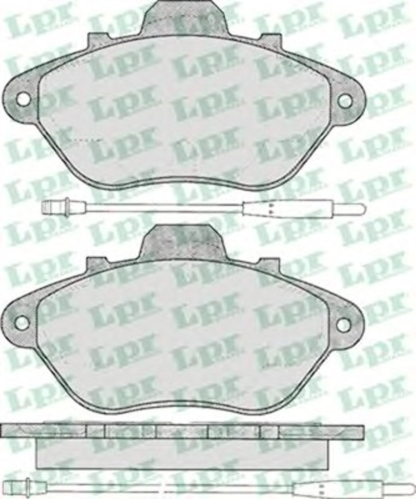 Колодки тормозные дисковые LPR 05P583