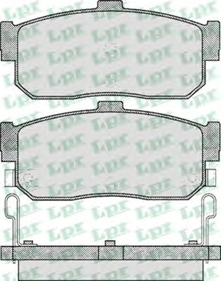 Тормозные колодки LPR 05P602