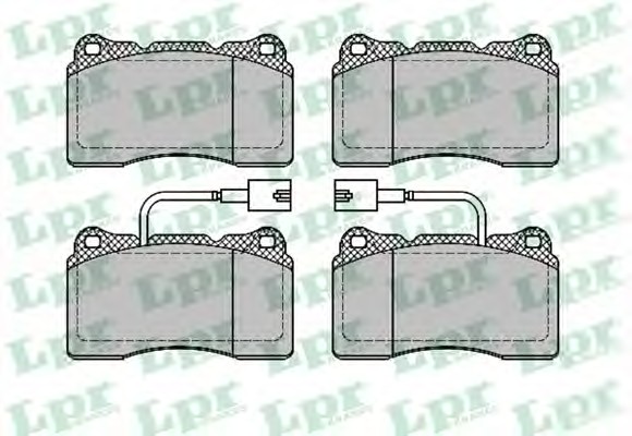 Тормозные колодки LPR 05P674