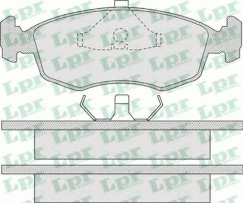 Тормозные колодки LPR 05P678