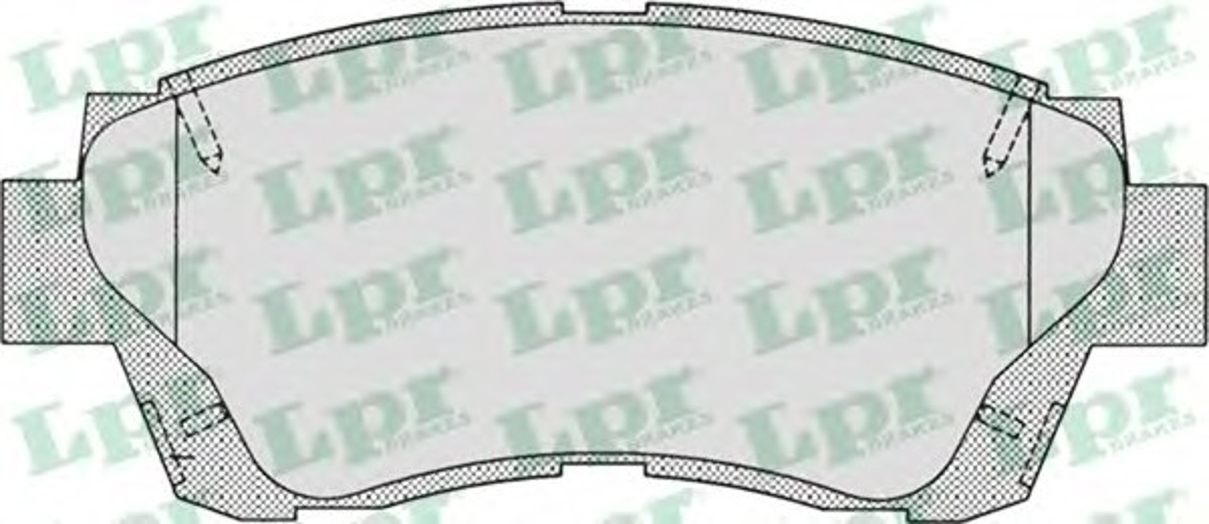 Колодки тормозные дисковые LPR 05P701