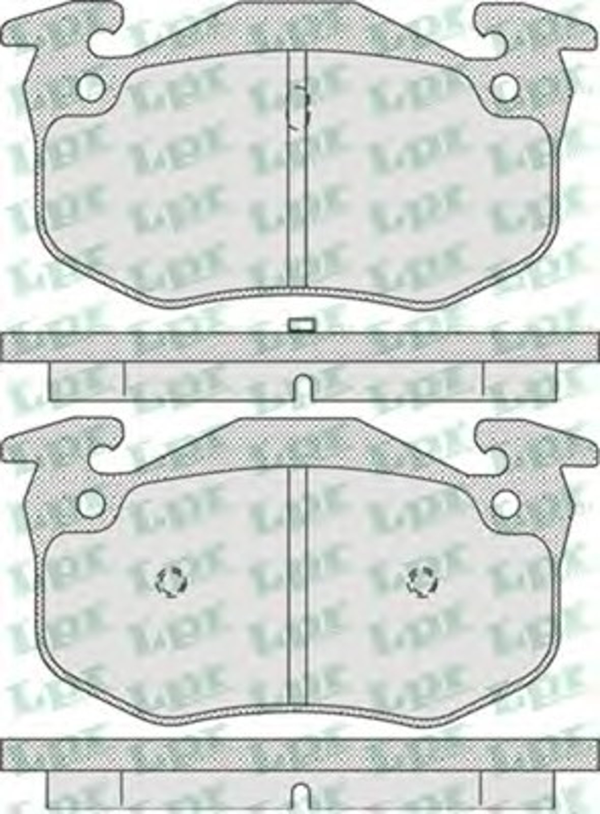 Колодки тормозные дисковые LPR 05P801