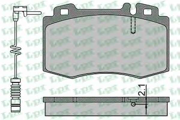 Тормозные колодки LPR 05P899B
