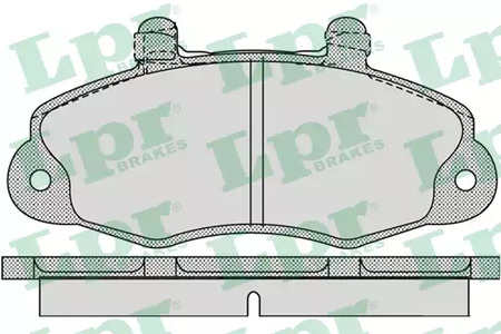 Колодки тормозные дисковые LPR 05P1059