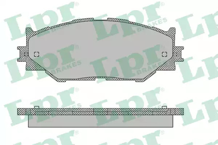 Колодки тормозные дисковые LPR 05P1412