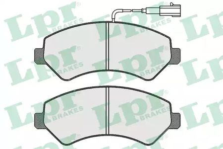 Колодки тормозные дисковые LPR 05P1721