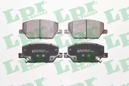 Колодки тормозные jeep renegade/fiat 500x 14- передние LPR 05P1953