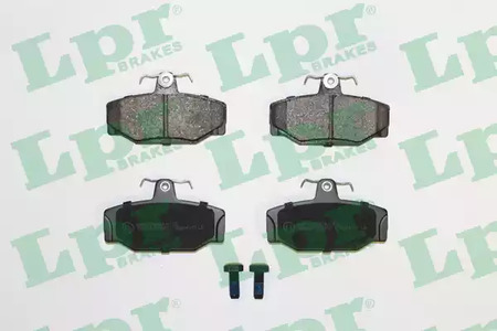 Колодки тормозные дисковые LPR 05P217