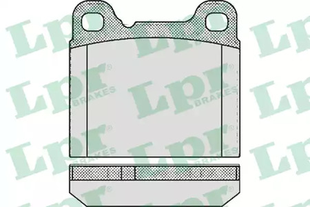 Колодки тормозные дисковые LPR 05P362