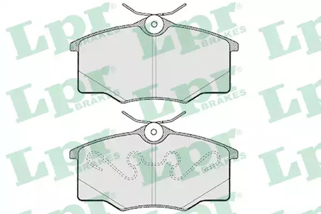Колодки тормозные дисковые LPR 05P762