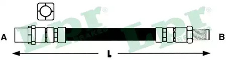 Тормозные шланги lpr LPR 6T48326