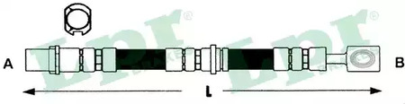 Шланг тормозной LPR 6T46793