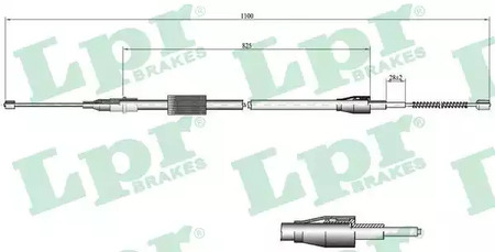 C0035b 8z0609721b audi a2 00- LPR C0035B