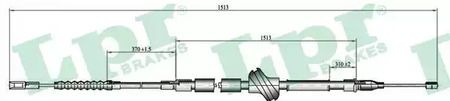 Трос стояночного тормоза lpr LPR C0055B
