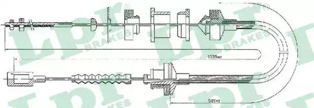 Clutch cable LPR C0057C