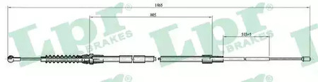 Cable parking brake LPR C0064B