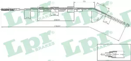 C0068b 34411159048 bmw 3 (e36) 93- LPR C0068B