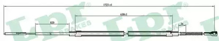 C0072b 34411153582 bmw 3 (e30) 87- LPR C0072B