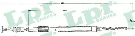 Cable parking brake LPR C0185B
