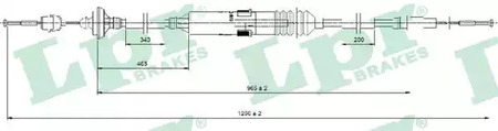 Трос сцепления lpr LPR C0276C
