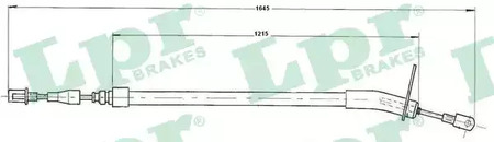 Cable parking brake