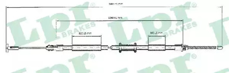 C0600b 46464658 fiat palio (178) 98- LPR C0600B
