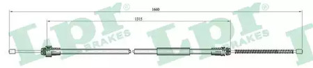 Cable parking brake LPR C0611B