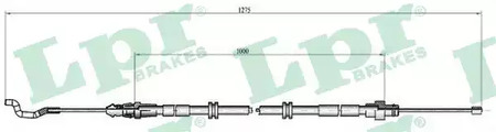 Cable parking brake LPR C1039B