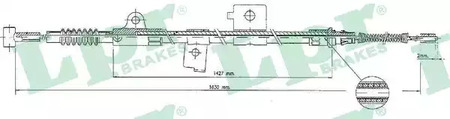 Трос стояночного тормоза lpr LPR C1174B