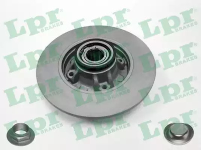 Тормозной диск lpr hub brake disc line - full coated