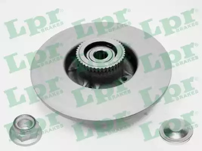 Тормозной диск lpr hub brake disc line - full coated