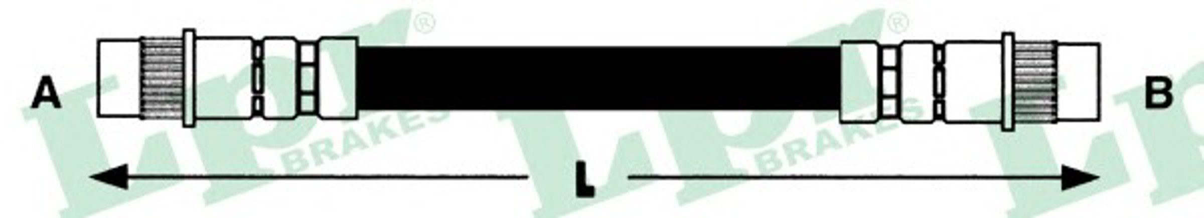 Шланг тормозной LPR 6T46086