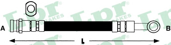 Тормозной шланг LPR 6T46841