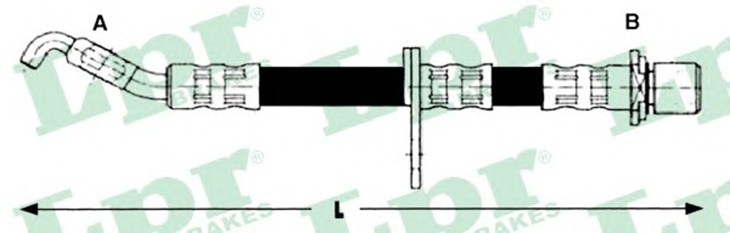 Шланг тормозной LPR 6T47437
