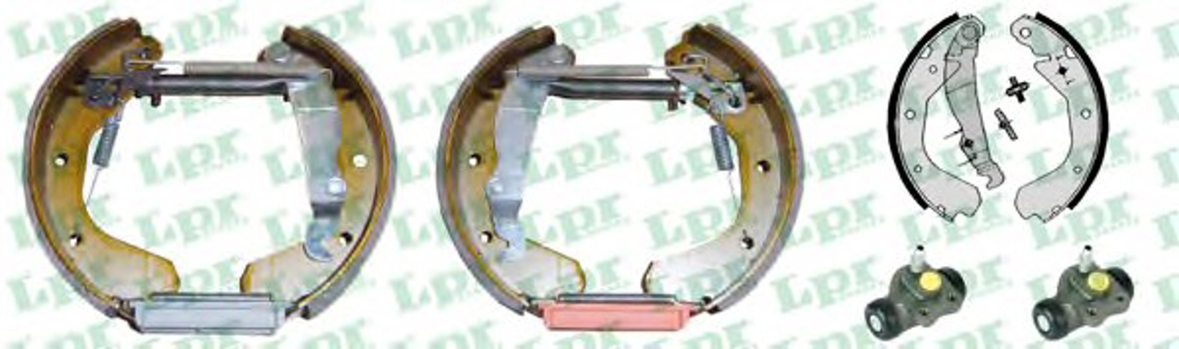 Комплект тормозных колодок LPR OEK358