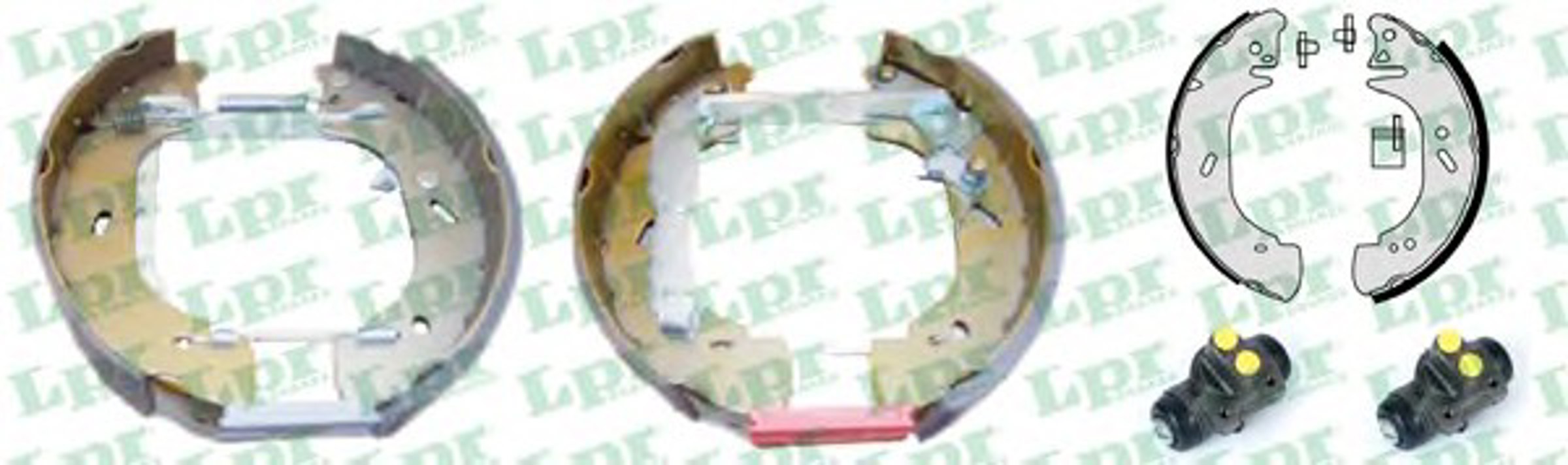 Комплект тормозных колодок LPR OEK503