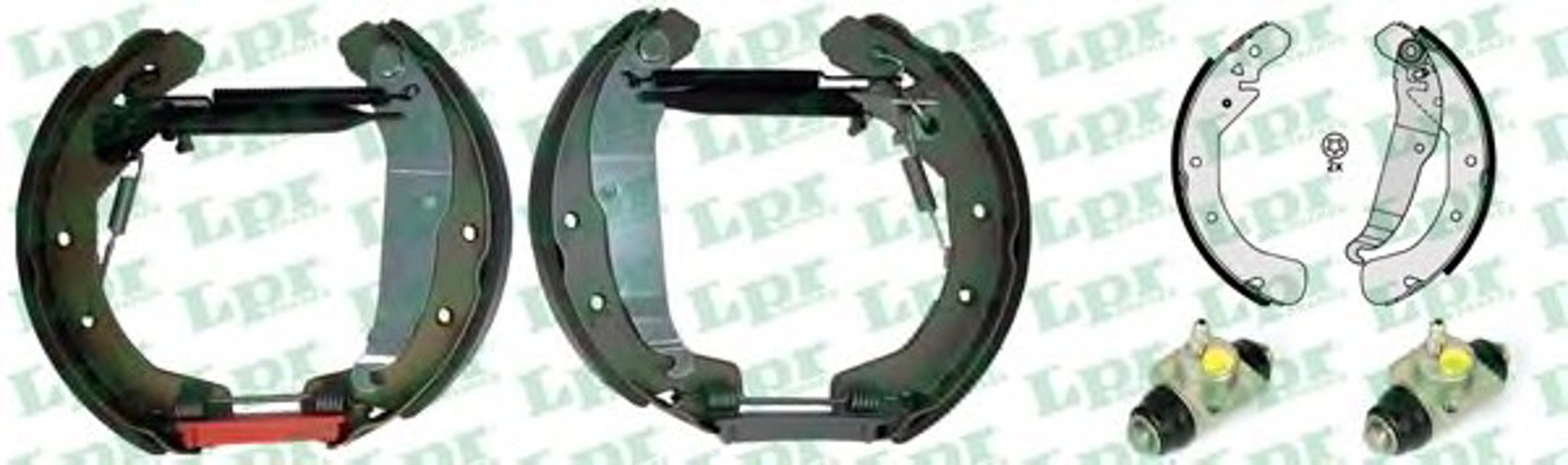 Комплект тормозных колодок LPR OEK535