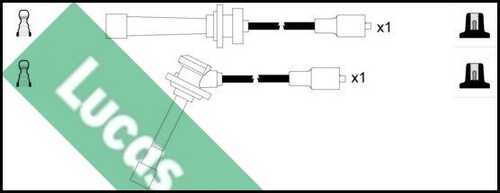 Комплект проводов зажигания TRW LUC4573