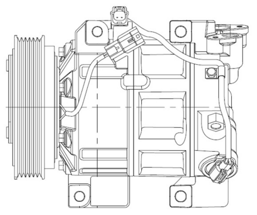 Компрессор кондиционера LUZAR LCAC 1425